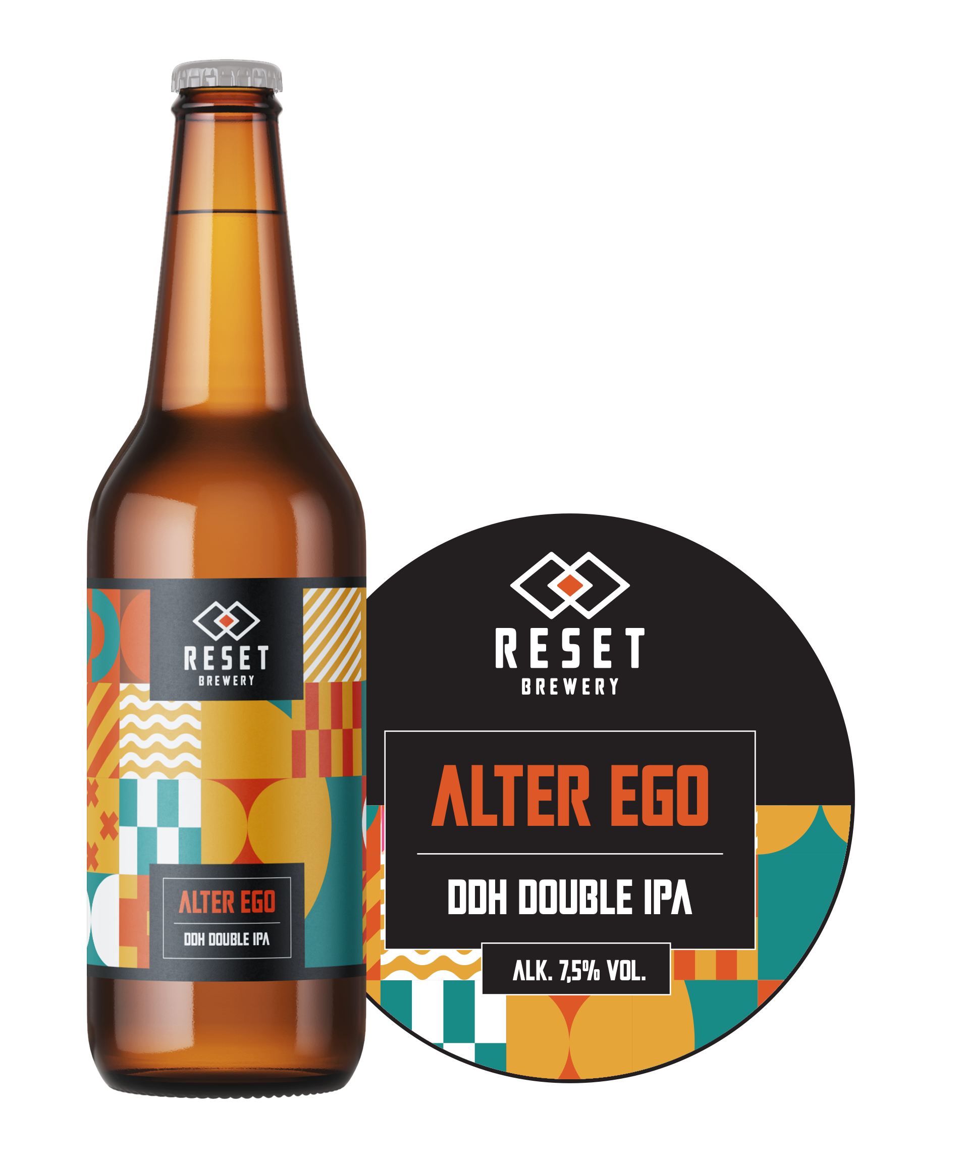 Alter Ego DDH Double IPA Reset Brewery